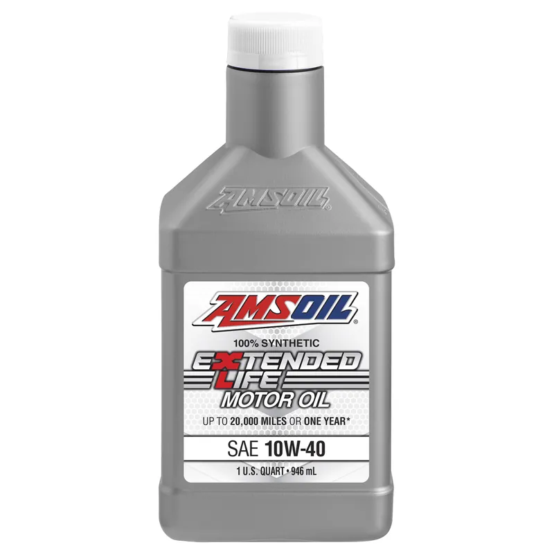 AMSOIL Extended-Life 10W-40 100% Synthetic Motor Oil - 1 Quart