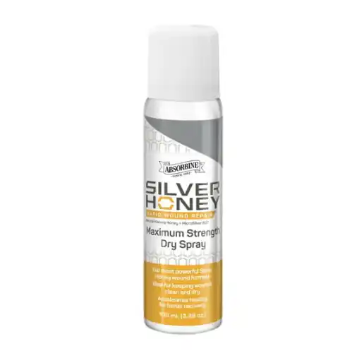 Absorbine Silver Honey® Rapid Wound Repair Maximum Strength Dry Spray - 100 ml Canister