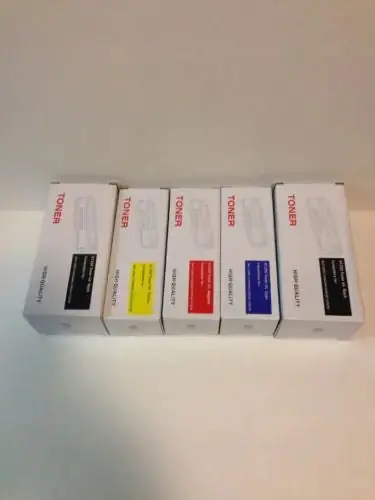 5-Pk Color Toner Cartridge Set for Dell Laser Printer