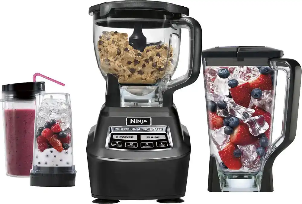 72oz Ninja Mega Kitchen Blender System Black
