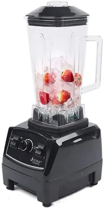 High Power Countertop Blender Juicer Professional Mixer 2200W 68oz Jar Black/Black