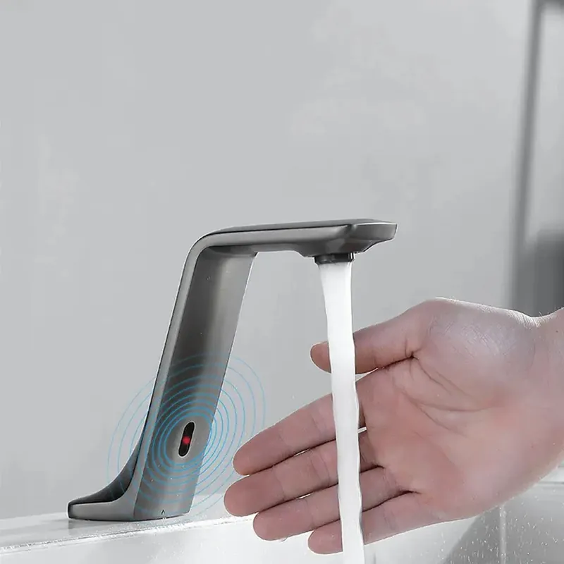 Automatic Touchless Bathroom Basin Faucet Smart Infrared Motion Sensor