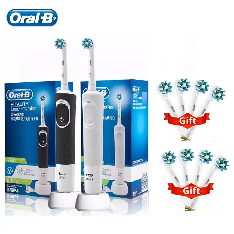 Electric Toothbrush Rechargeable With 2 Minutes Timer Rotation