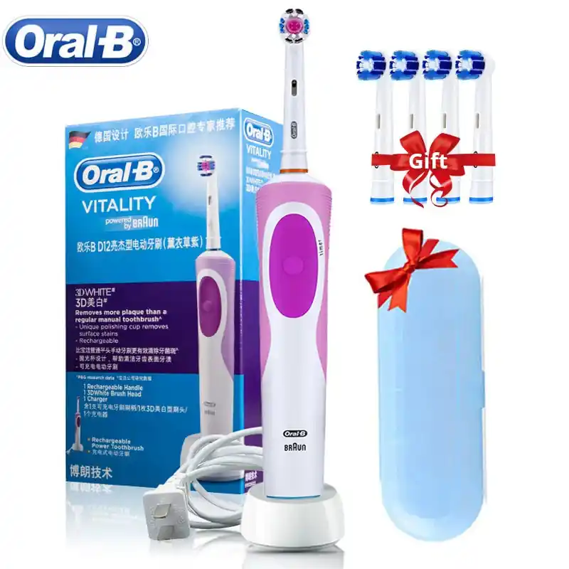 Tooth Brush Cross Action Bristle Oral Care 4 Gift Brush