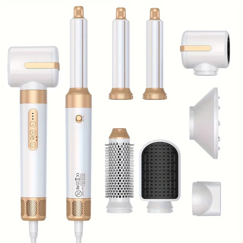 7 In 1 Hair Dryer Brush Brushless High Speed Hair Dryer