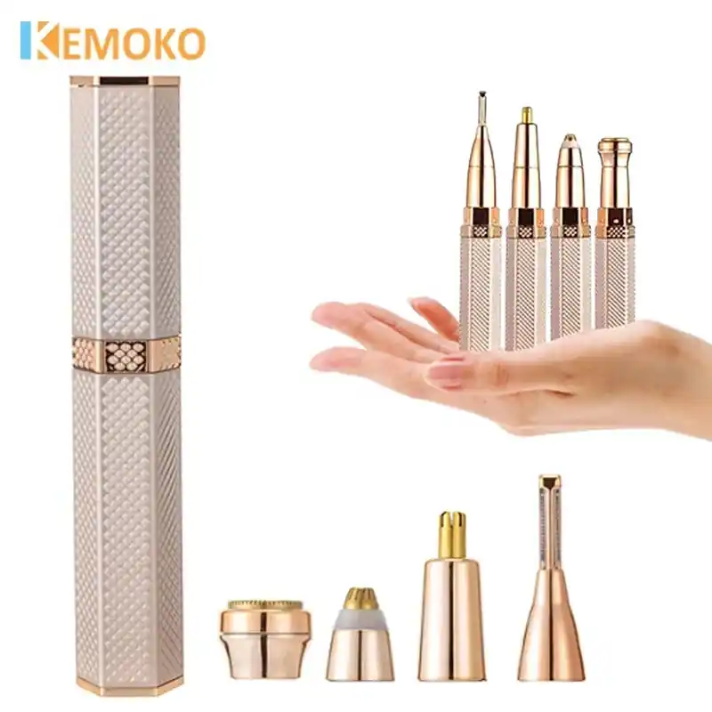 4 In 1 Facial Electric Shaver For Women Eyebrow Trimmer Body