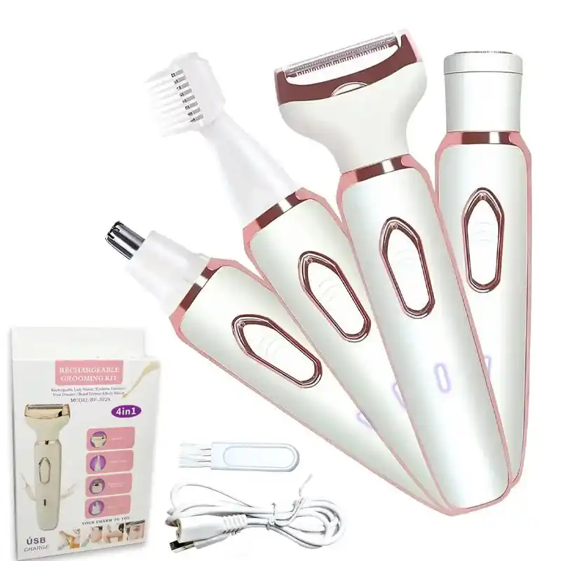4 in 1 Electric Razor for Women Shaver Lady Shaver Body Hair