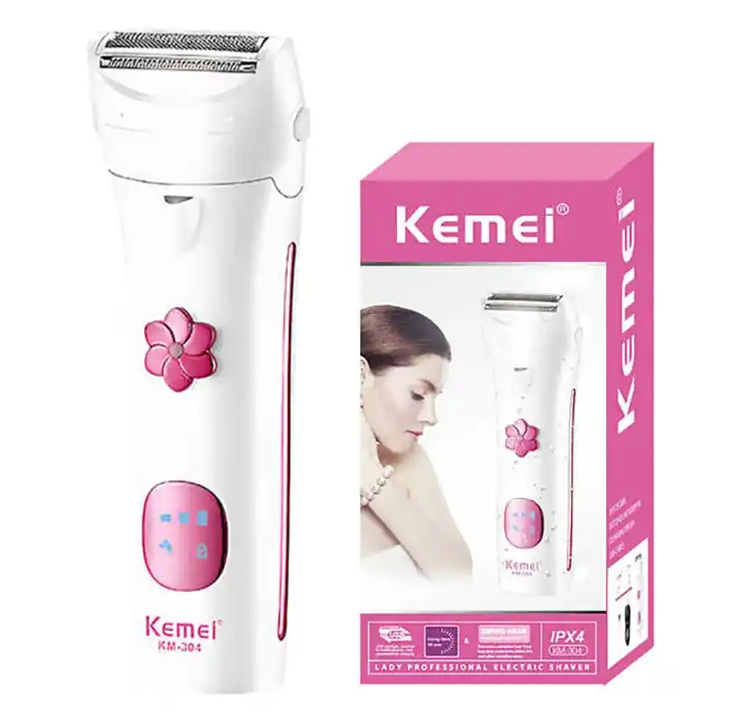 kemei Electric shaver for women Legs Body Bikini Trimmer Lady Face