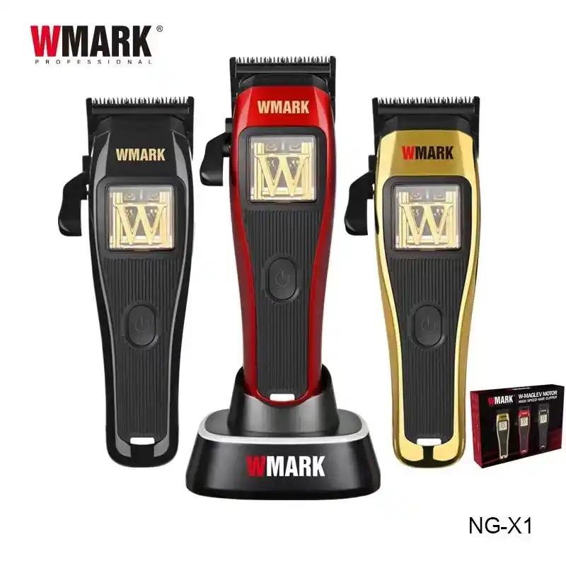 hair clipper 10000 RPM magnetic caliper 3-color replaceable with charging base