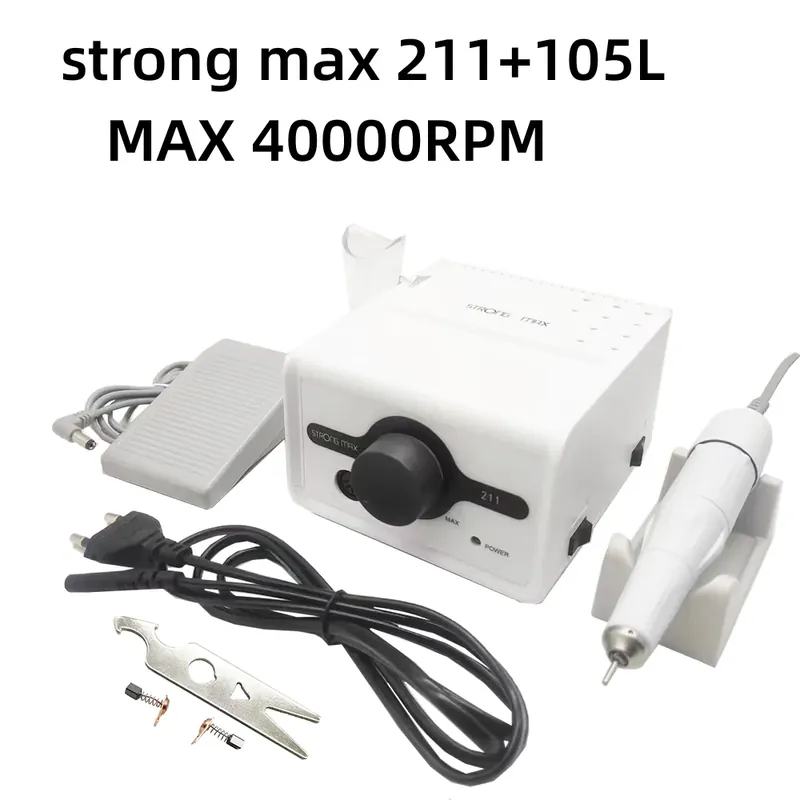 Electric Nail Drill Strong 211 Manicure Machine Pedicure Kit Nails Art h