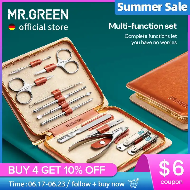 Manicure Set 12 In 1 Full Function Kit Professional Stainless Steel