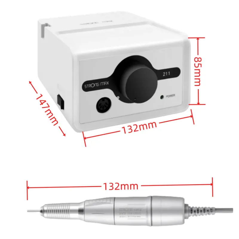 Model Nail Drill Machine 35K STRONG 120II Handpiece for Manicure Milling