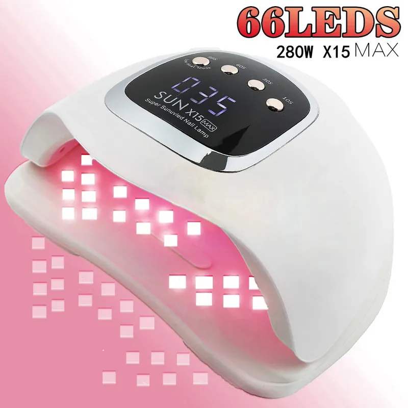 66 LEDs Nail Drying Lamp UV LED Nail Dryer Manicure Machine