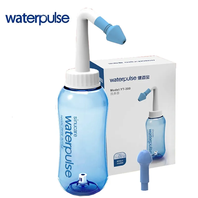 nasal irrigator Waterpulse nasal wash cleaner Rinse bottle Adults nose Neti Pot
