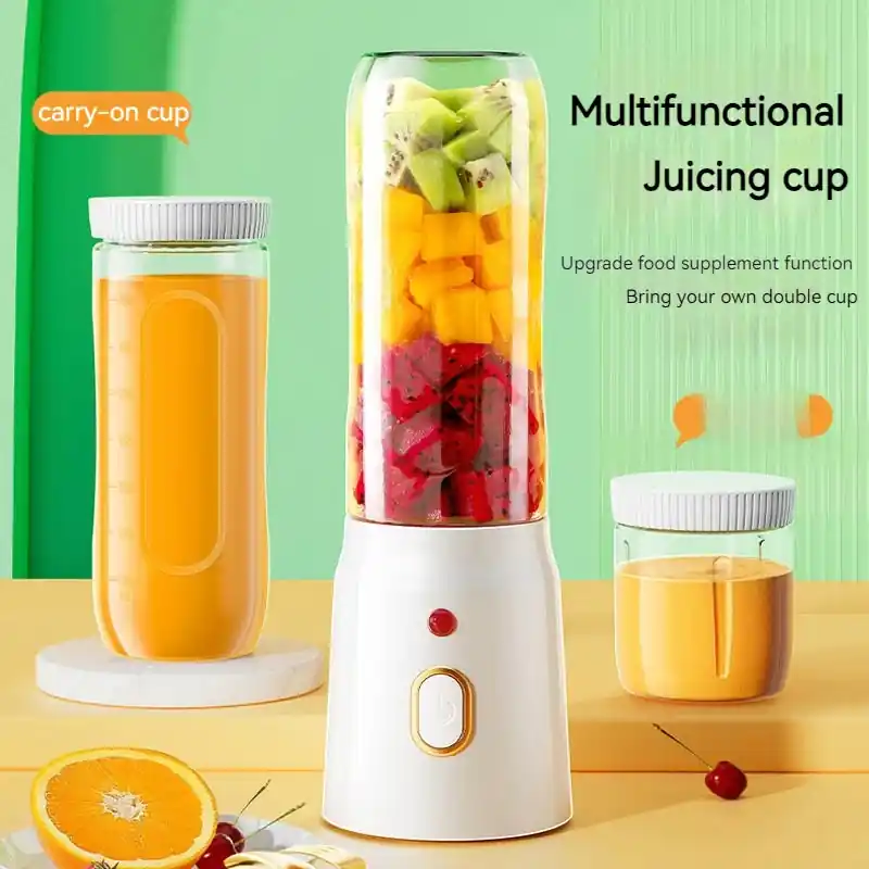 Portable Wireless Blender Electric Fruit Juicer Machine For Orange Ice Crushing