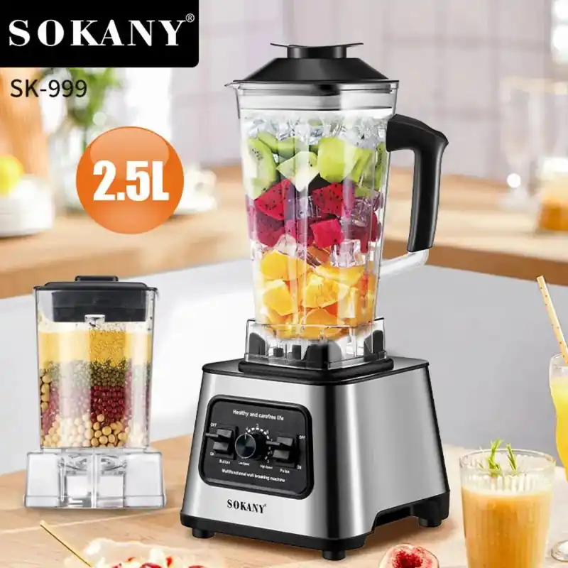 Blender, Ice Crusher, Cooking Machine SK-999 6000W High-power