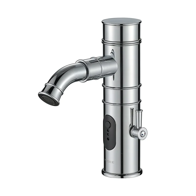 Bathroom Faucet with Auto and Manual Dual Function, Smart Bathroom Sink Faucet