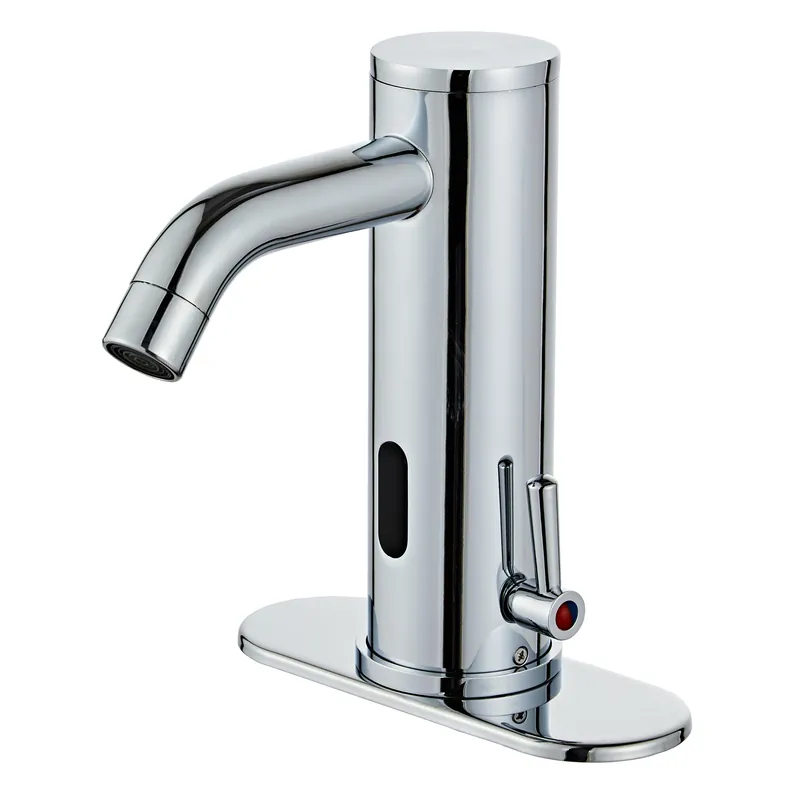 Free Automatic Faucet,Touchless Bathroom Faucet with Temperature