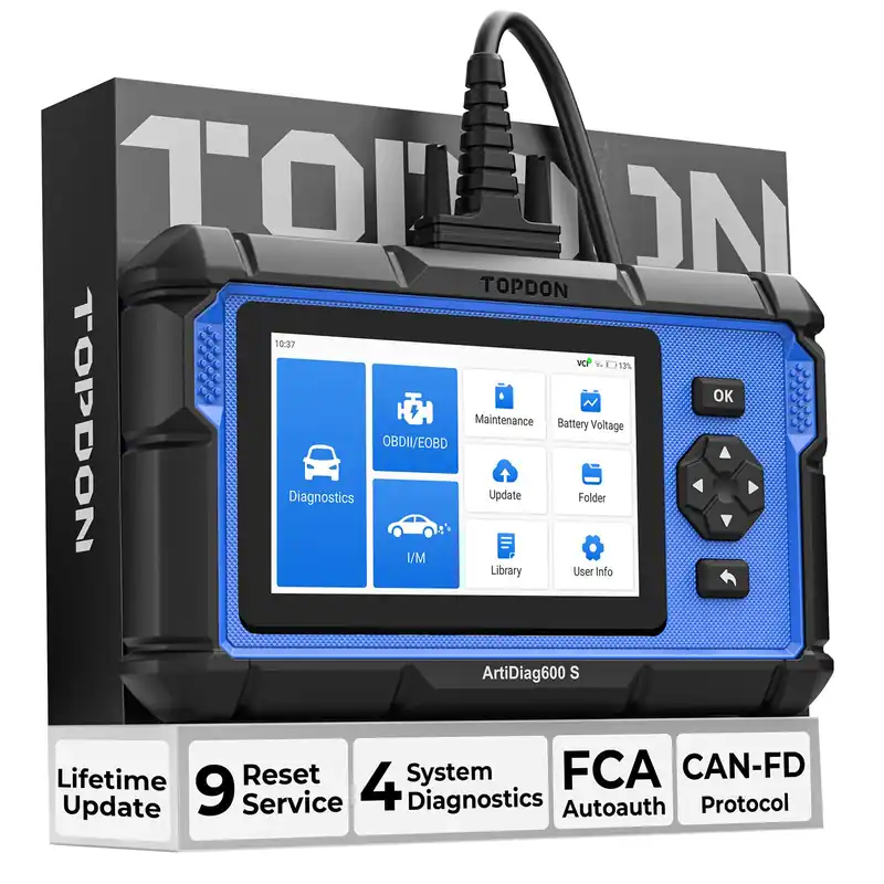 OBD2 Scanner TOPDON AD600S Scan Tool, Code Reader, Diagnostics Scanner for ABS/SRS/AT/Engine
