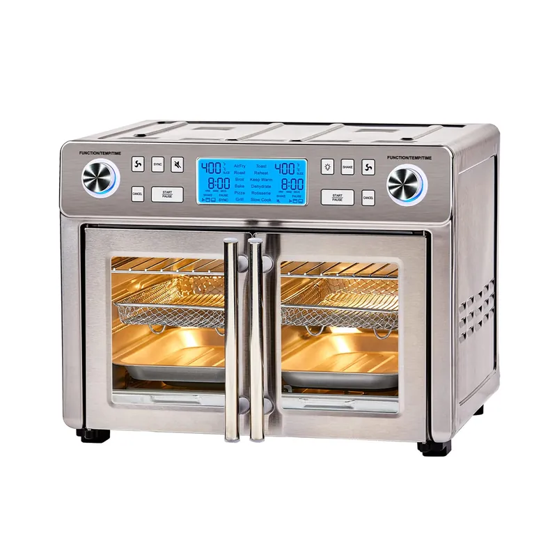 Emeril Lagasse Dual Zone 360 Air Fryer Oven Combo with French Door, 25 QT Extra Large