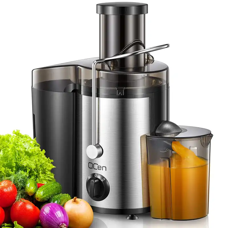 Juicer Machine, 500W Centrifugal Juicer Extractor with Wide Mouth 3” Feed Chute for Fruit Vegetable