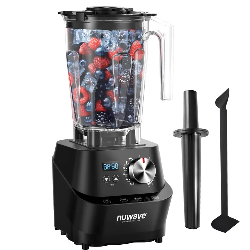 =Commercial Blender, Heavy-Duty Smoothie Blender w/ 2.5HP Copper Motor & Laser-Cut Blades