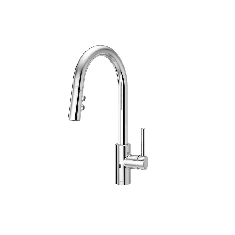 Touchless Kitchen Faucet with Pull Down Sprayer, Single Handle, High Arc, Polished Chrome Finish