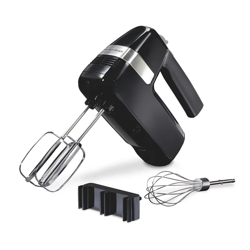 Electric Hand Mixer, 6 Speeds + Stir Button, 300 Watts of Peak Power for Powerful Mixing