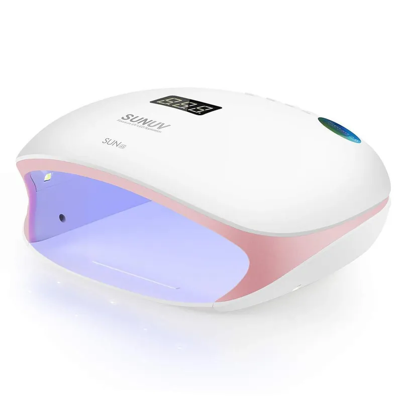Settings, Gel UV LED Nail Lamp for Gel Polish, Nail Dryer Pink