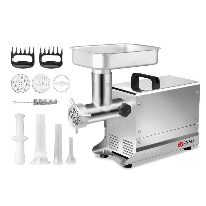Stainless Steel Electric Meat Grinder, 0.4 HP 300W Ideal for Commercial and Regular Use
