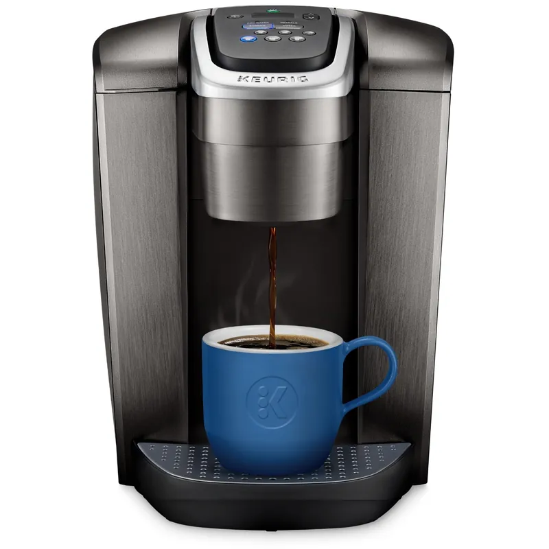 K-Cup Pod Coffee Maker, with Strength and Temperature Control, Iced Coffee Capability, 8 to 12oz Brew Size, Programmable, Brushed Slate