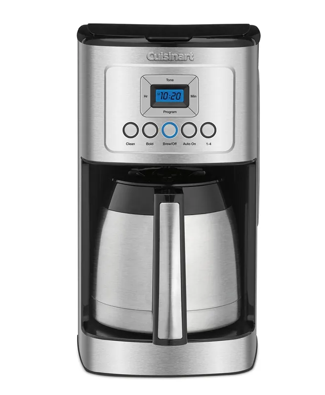 Stainless Steel Coffee Maker, 12-Cup Thermal, Silver