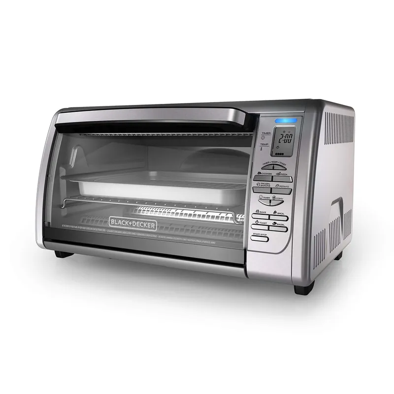 Countertop Convection Toaster Oven, 8 One-touch Cooking Functions, Stainless Steel