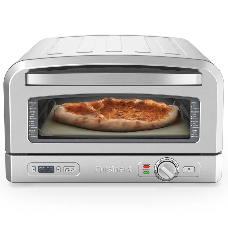 Indoor Pizza Oven – Bake 12” Pizzas in Minutes – Portable Countertop Pizza Oven – Stainless Steel
