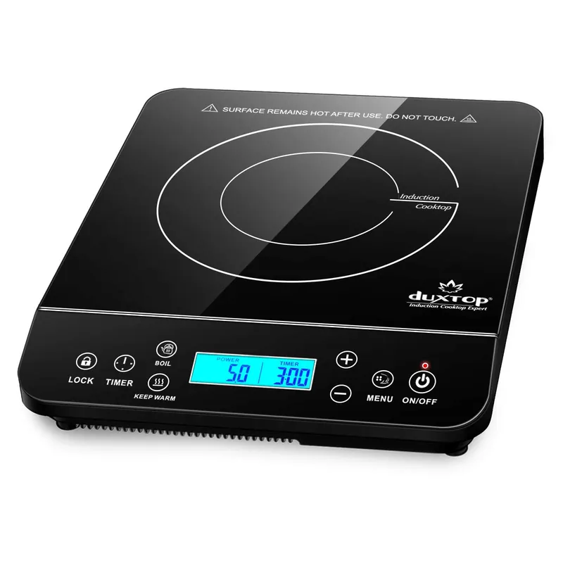 Portable Induction Cooktop, Countertop Burner Induction Hot Plate with LCD Sensor Touch 1800 Watts, Black
