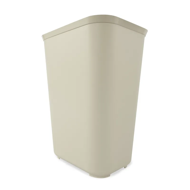 Rubbermaid Commercial Products Fire Resistant Wastebasket 40 Qt/10 Gal Beige, for Hospitals/Schools/Hotels/Offices