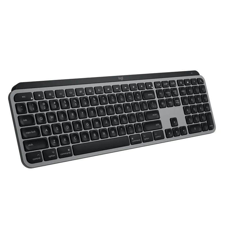 Logitech MX Keys S for Mac, Wireless Keyboard, Fluid, Precise Laptop-Like Typing, Programmable Keys, Backlit, Space Grey