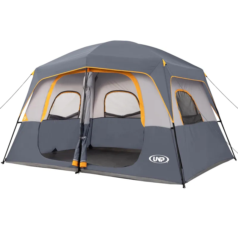 Camping Tent 8 Person, Waterproof Windproof Family Tent with Rainfly Easy Set up-Portable Dome Tents for Camping 6-8 Person
