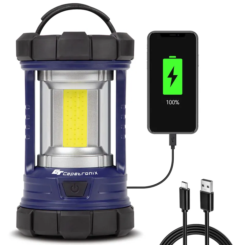 Camping Lantern, 3200LM LED Lanterns for Power Outages, 4600mAh Phone Charger & Rechargeable Lantern, 5 Light Modes