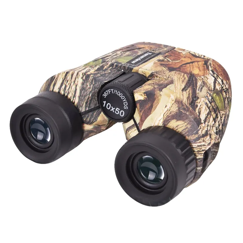 10x50 Compact Binoculars for Adults - Long Distance, High Powered Binoculars with Travel Case