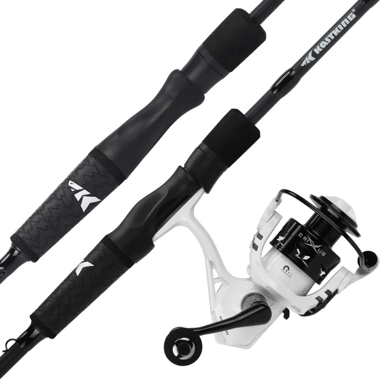 KastKing Crixus Fishing Rod and Reel Combo, Spinning, 5ft 6in, Light, 2pcs, 2000 Reel
