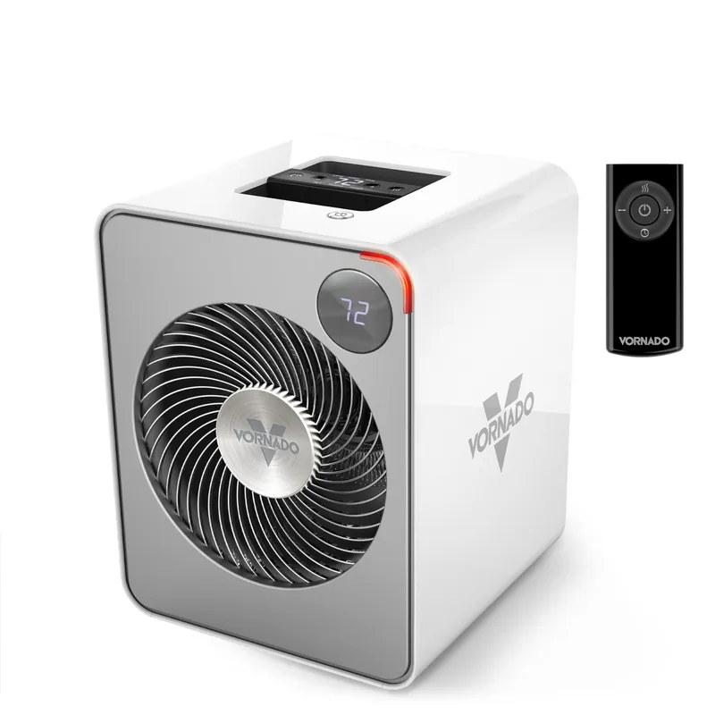 Whole Room Metal Space Heater, Digital Thermostat, Remote Control