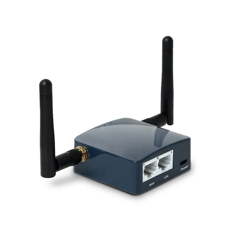 GL.iNet GL-AR300M16-Ext Portable Mini Travel Wireless Pocket Router - WiFi Router OpenWrt 2 x Ethernet Ports OpenVPN/Wireguard VPN for Public & Hotel Wi-Fi USB 2.0 Port 2 x External Antennas