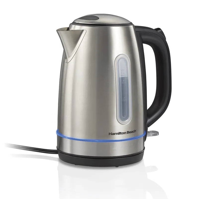 Electric Tea Kettle, Water Boiler & Heater, 1.7 Liter, Cordless Serving, 1500 Watts for Fast Boiling, Auto-Shutoff
