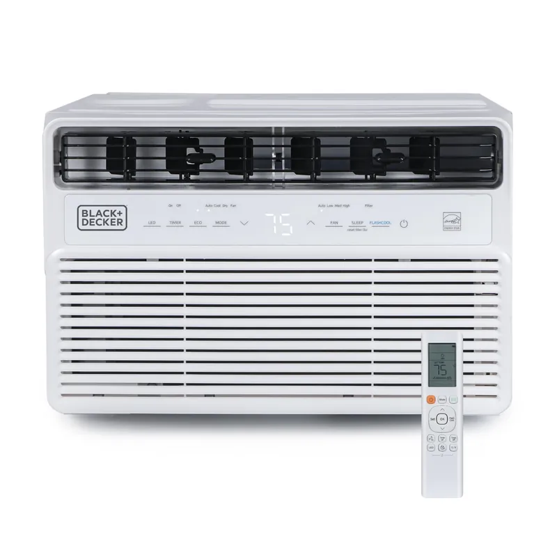 8,000 BTU Inverter Window Air Conditioner, Window AC Units for Up To 350 Sq. Ft. White