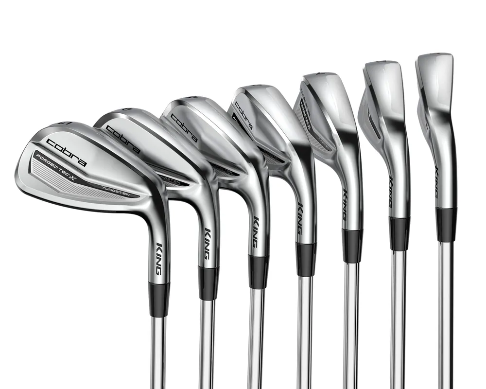 Golf 2022 King Forged Tec X Iron Set (Men‘s, Right Hand, KBS Tour Lite, Stiff Flex, 5-GW)