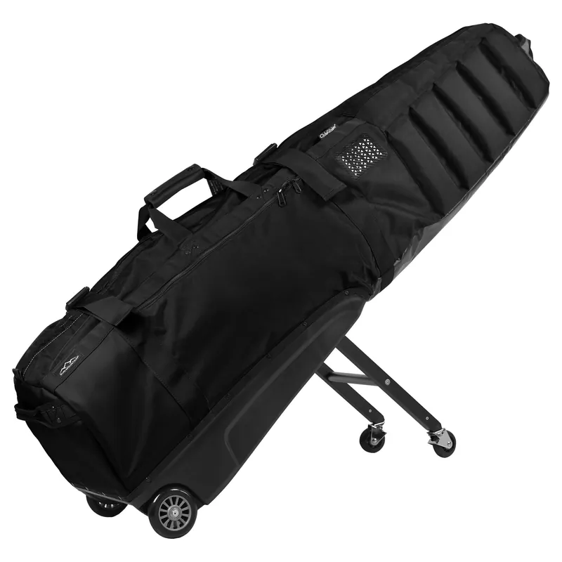 Sun Mountain ClubGlider Meridian - Prestigious Golf Travel Bag with Wheels for Ultimate Convenience Black