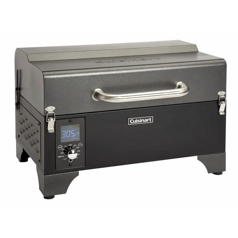 8-in-1 Portable Wood Pellet Grill and Smoker, Compact for RV, Tailgates, Camping, & Backyard Cooking