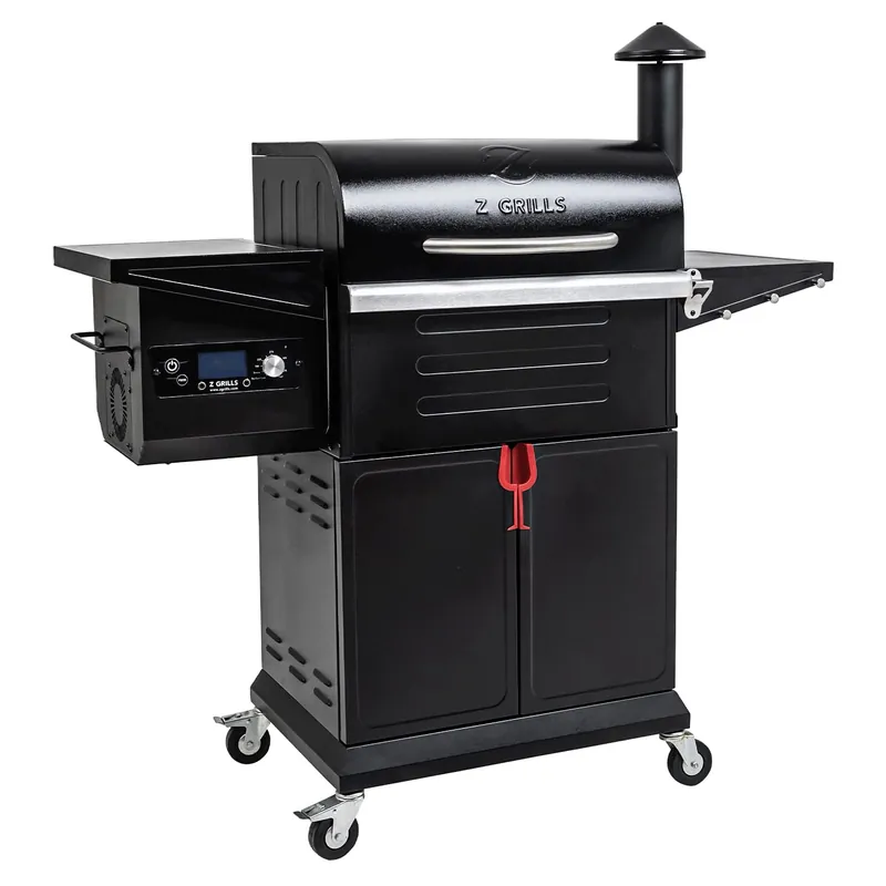 Wood Pellet Grill & Smoker 8-in-1 Pellet Grill with Automatic Temperature Control,Meat Probes,572 Sq. in Area