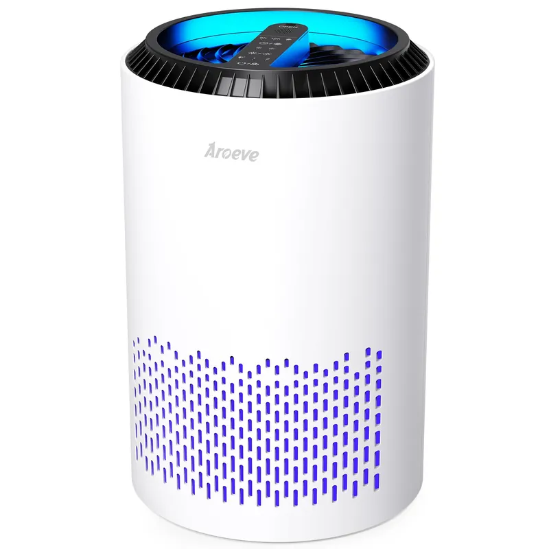 Home Air Purifier Air Cleaner For Smoke Pollen Dander Hair Smell Portable Air Purifier with Sleep Mode